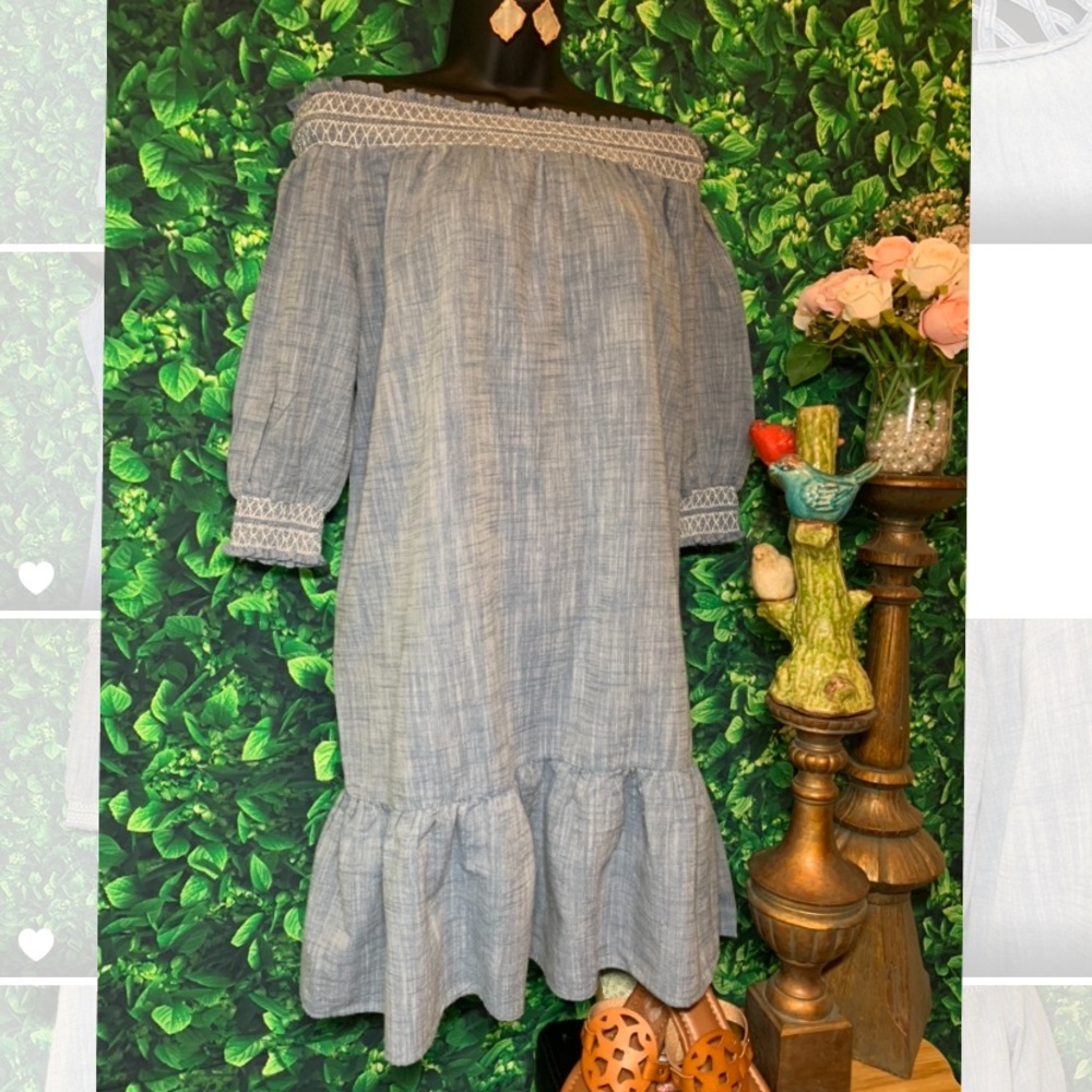 Allison Brittney Denim Dress Sz S
